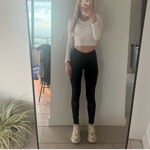 Cotton Express Black Leggings